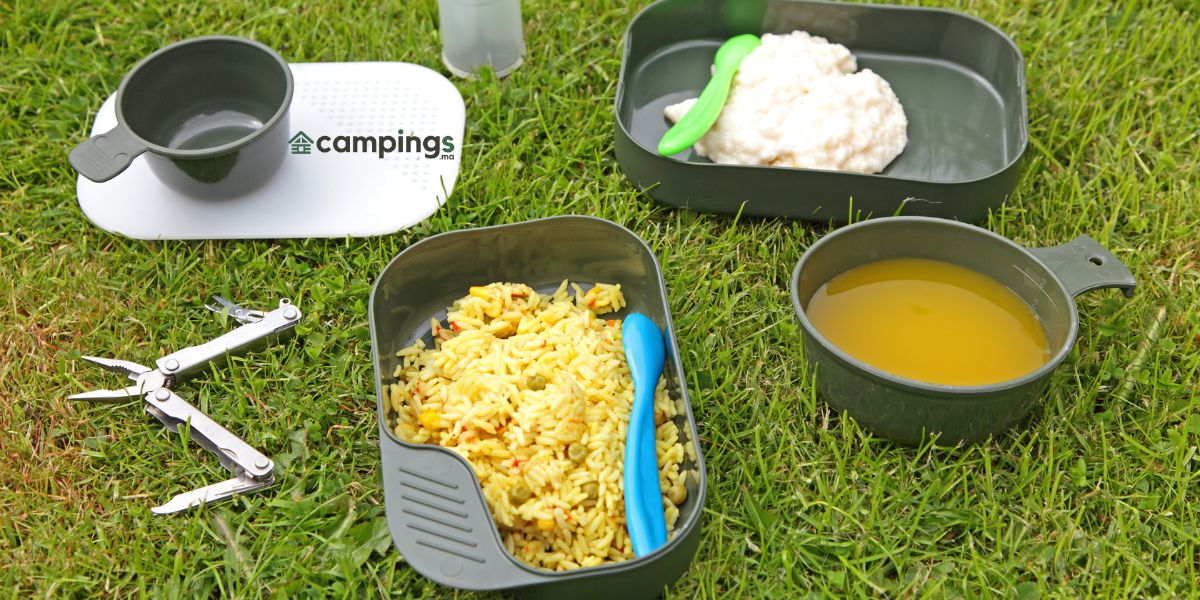 repas camping nourriture