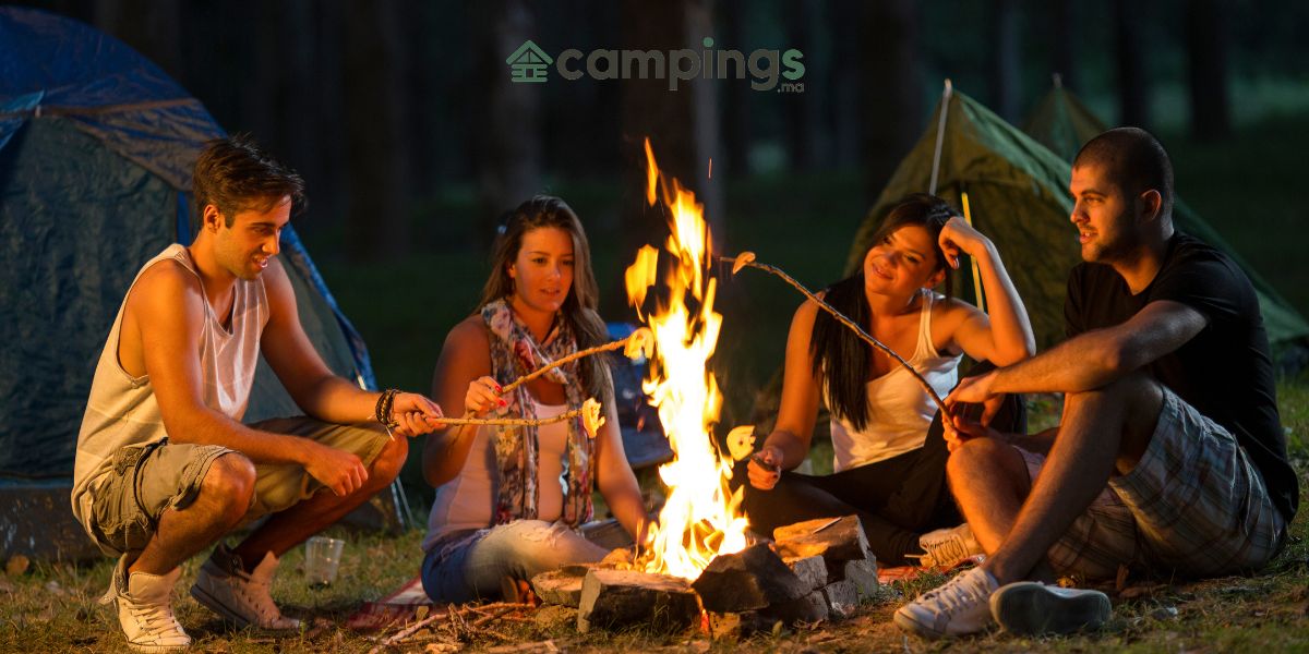 camping entre amis