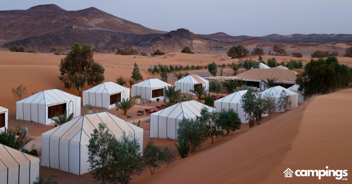 Dormir dans le désert à Dubaï dans un campement